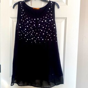 Rhinestone Bling Top